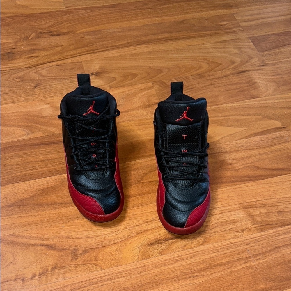 Jordan Kids Black and Red Boots
